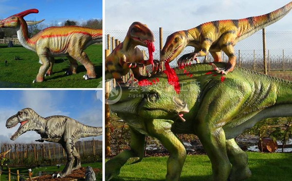 英国温厄姆动物园仿真恐龙制作